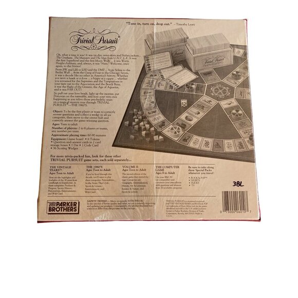 NEW Trivial Pursuit 1960's Master Game Sealed - Picture 3 of 6